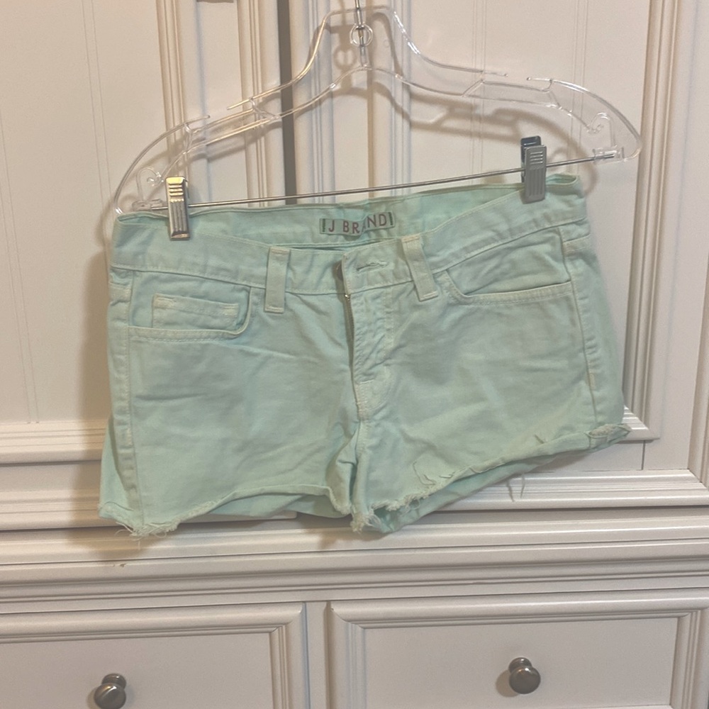Mint green womens shorts